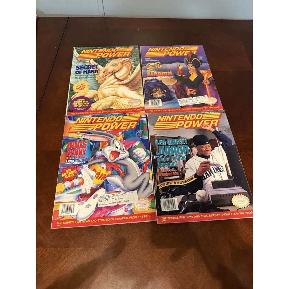Nintendo Power Magazine Lot Vintage w Posters Inserts Zelda Metroid‎ SNES NES